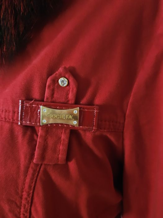 Kurtka ocieplana Societa r. M/L futro jenot