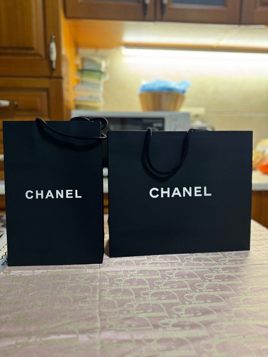 Пакет chanel новий та бу коробка Шанель упакування брендове
