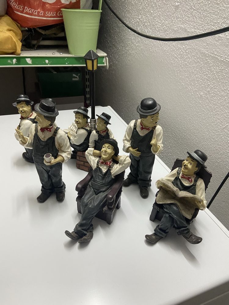 6 Bonecos de loiça