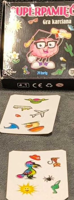 Gra karciana SuperPamięć (Albi) – ćwiczenie koncentracji i refleksu