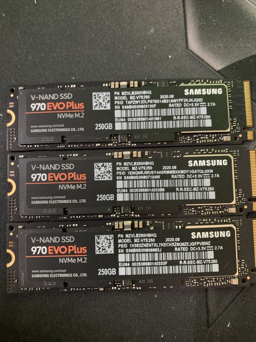 SSD Samsung 970 Evo Plus 250GB