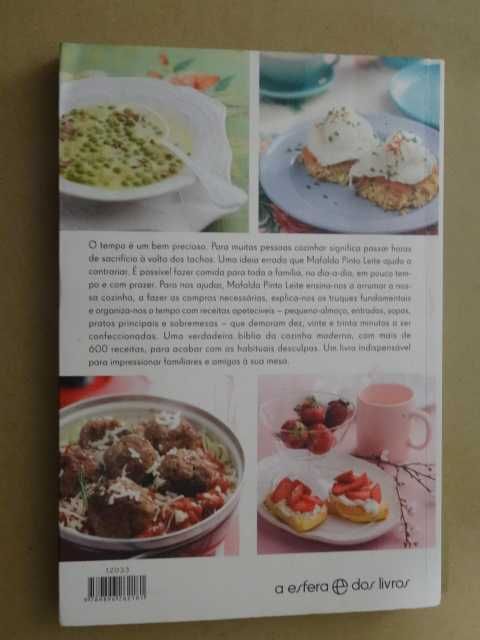 Cozinha Para Quem Não Tem Tempo de Mafalda Pinto Leite