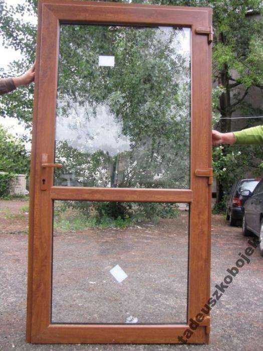 Drzwi PCV Złoty Dąb 100 X 200 sklepowe Katowice