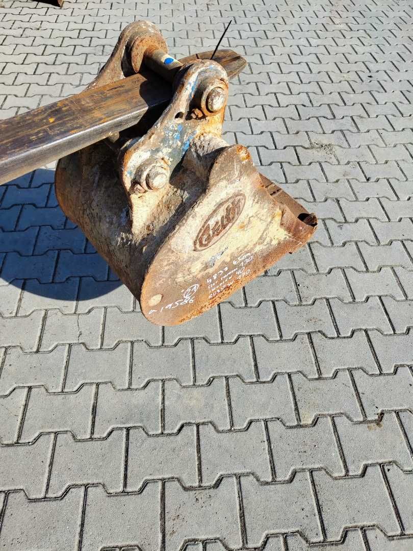 Łyżka kopiąca do koparki minikoparki szer 45 cm sworzeń fi 40mm