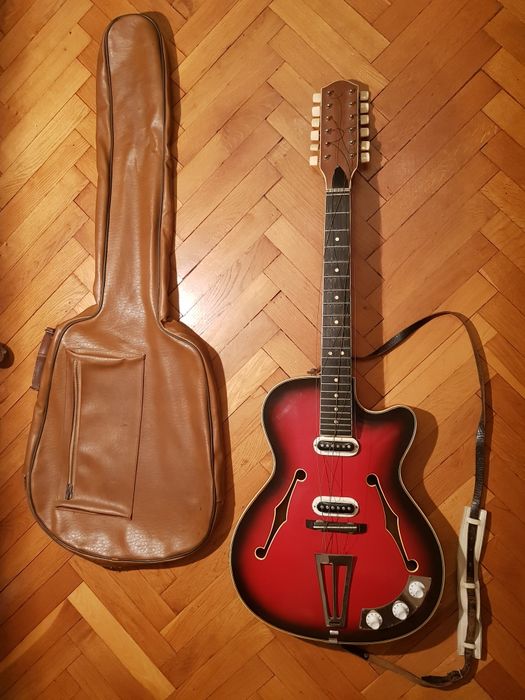 Gitara elektryczna 12-strunowa Defil Tarantella z orygi. pokrowcem