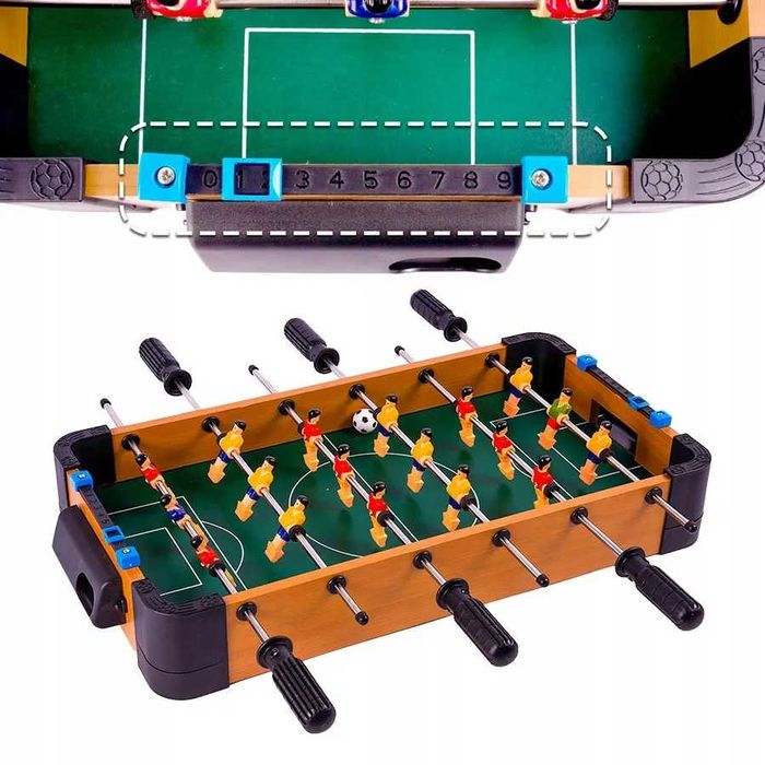 Piłkarzyki Stołowe Mini Gra dla Dzieci i Dorosłych 50x25cm HIT OKAZJA