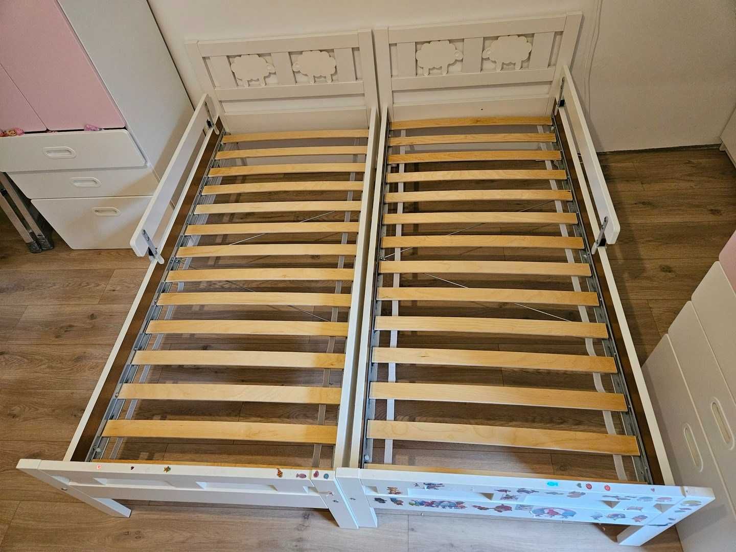Łóżko dziecięce Kritter (Ikea) z materacem