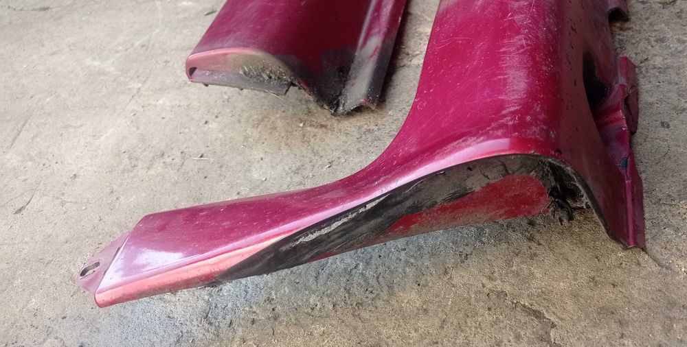 Пластиковые накладки на пороги ВАЗ 2115 Оригинал