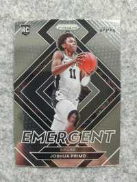 Karta NBA Rookie 2021-22 Panini Prizm Emergent Joshua Primo SA Spurs