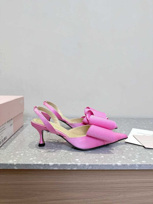 Mach 25ss Butterfly Knot Kot Obcasy Spicy Sandały, Kobiety Obcasy