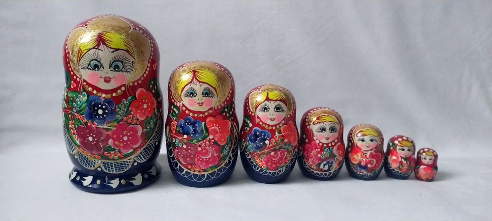 Продам матрёшки, 7 штук в наборе, ручная работа