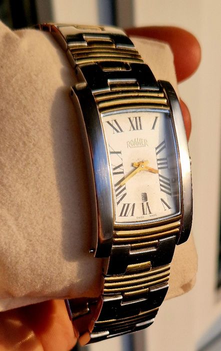 Szwajcarski Zegarek Męski Roamer Kostka  !!!  DOBRY  STAN !