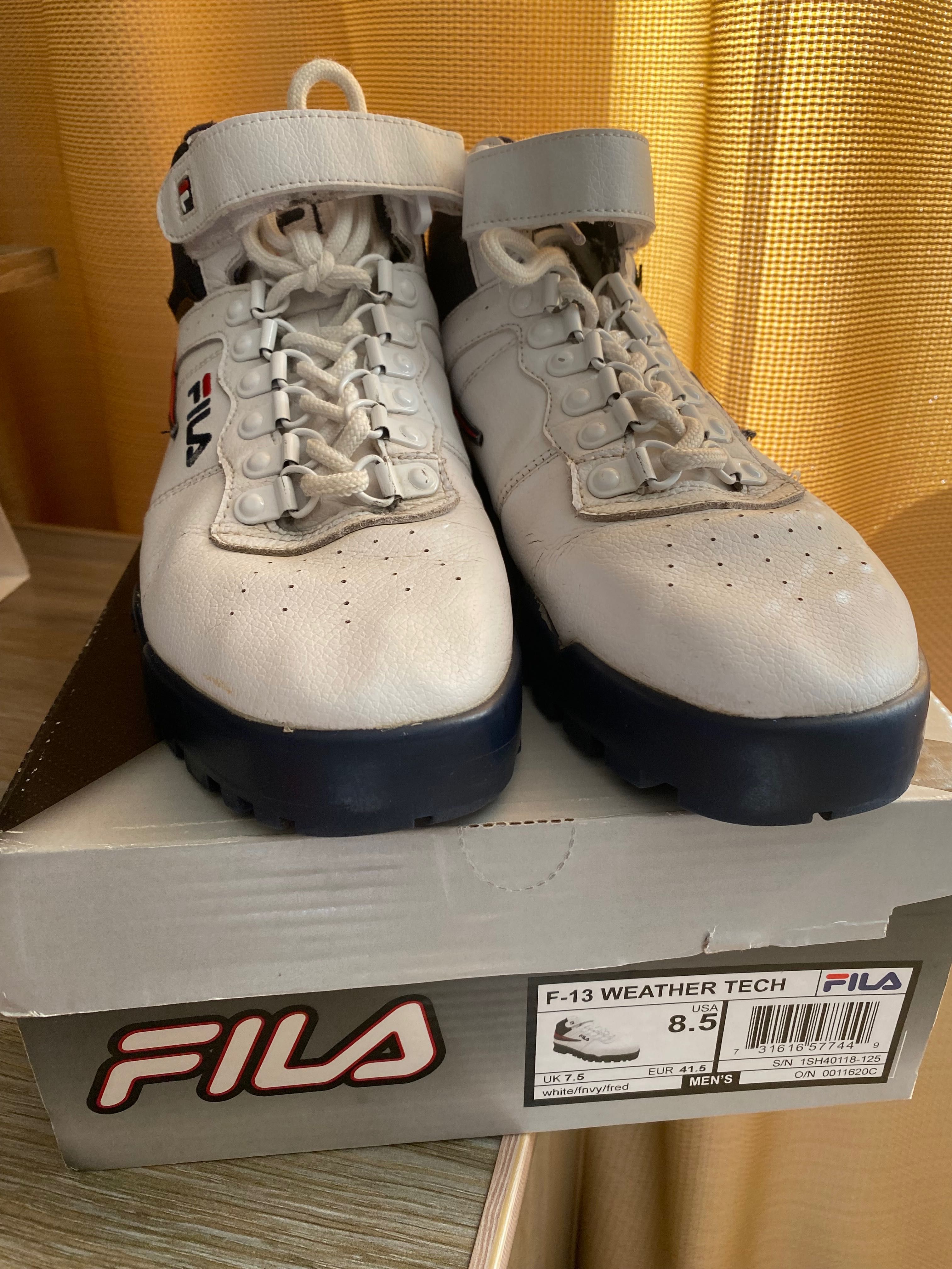 Кроссовки  FILA F13 Weathertech Leather White