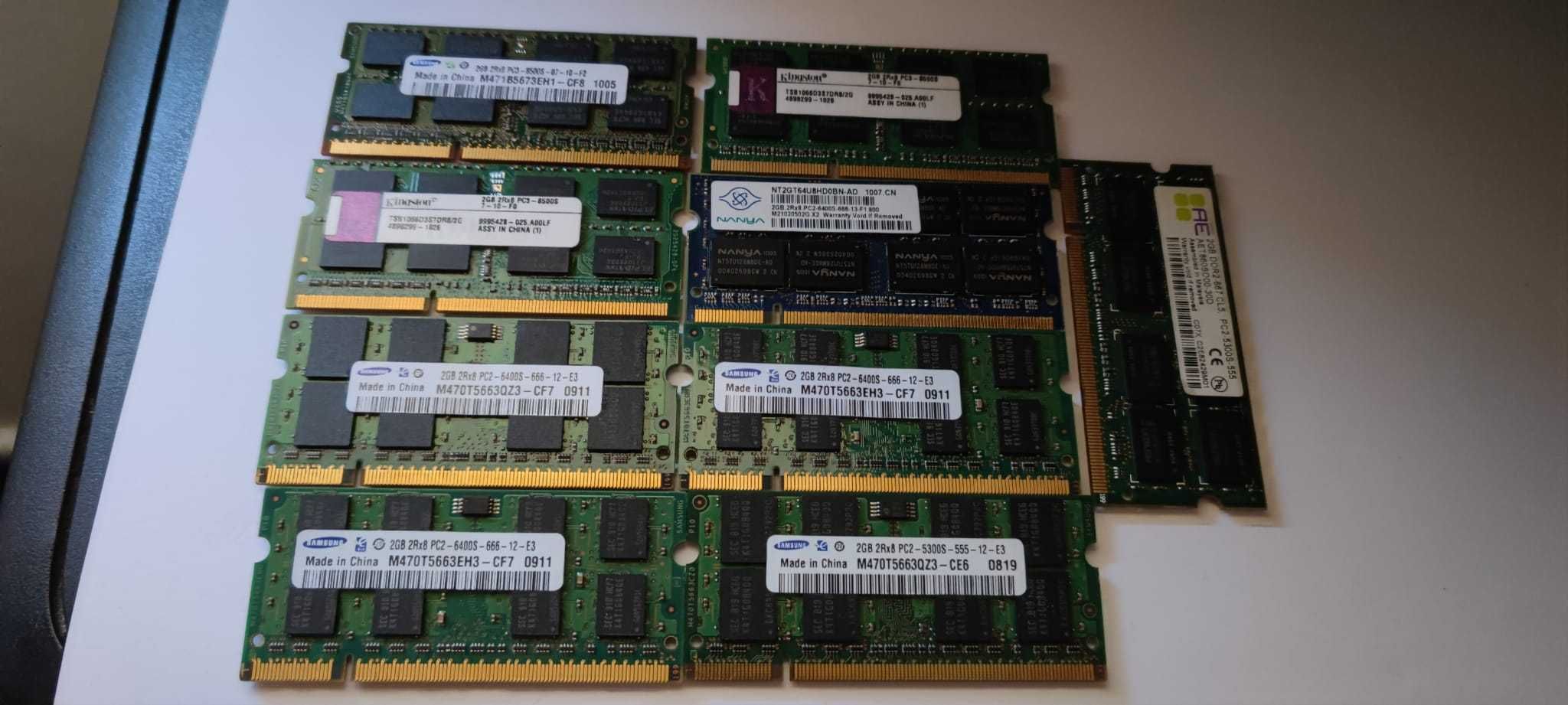 Memória RAM Portátil DDR2 2 GB