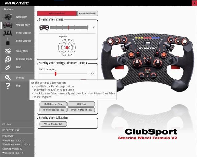 Fanatec ClubSport Formula Wheel V2