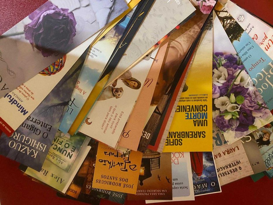 50 Marcadores de Livros de literatura actual