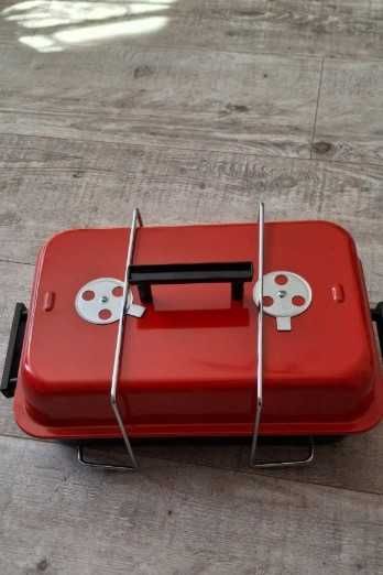 Grill Turystyczny Przenośny Węglowy Składany BBQ Kempingowy Walizka