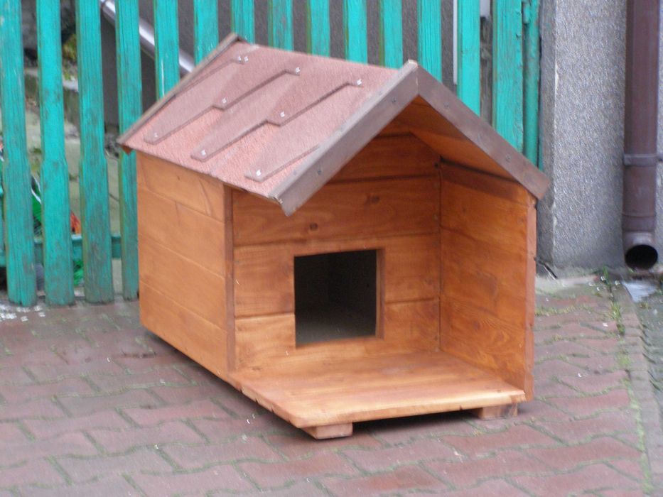 Buda dla psa z podestem i wiatrolapem XL możliwośc wysyłki