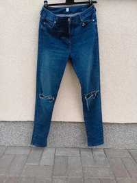 Spodnie rurki granatowe cross jeans rozm. 38 M