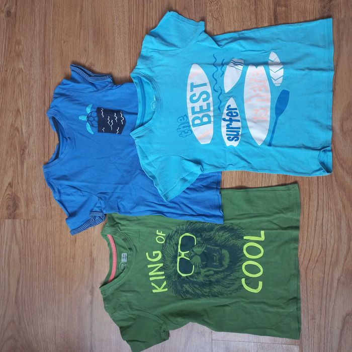 Podkoszulki / T-shirty - r. 116 - Paka (12 sztuk)
