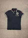 Napapijri washed polo T-shirt 90s hafty (M) koszulka streetwear y2k