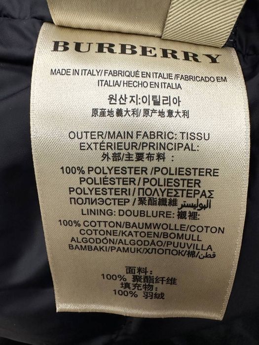Куртка на пуху Burberry оригинал