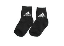 Adidas Skarpetki sportowe dla dzieci Czarne r. 24 - 29  Zestaw  2 pary