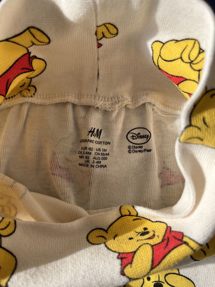 Body niemowlęce i spodnie komplet 62 H&M