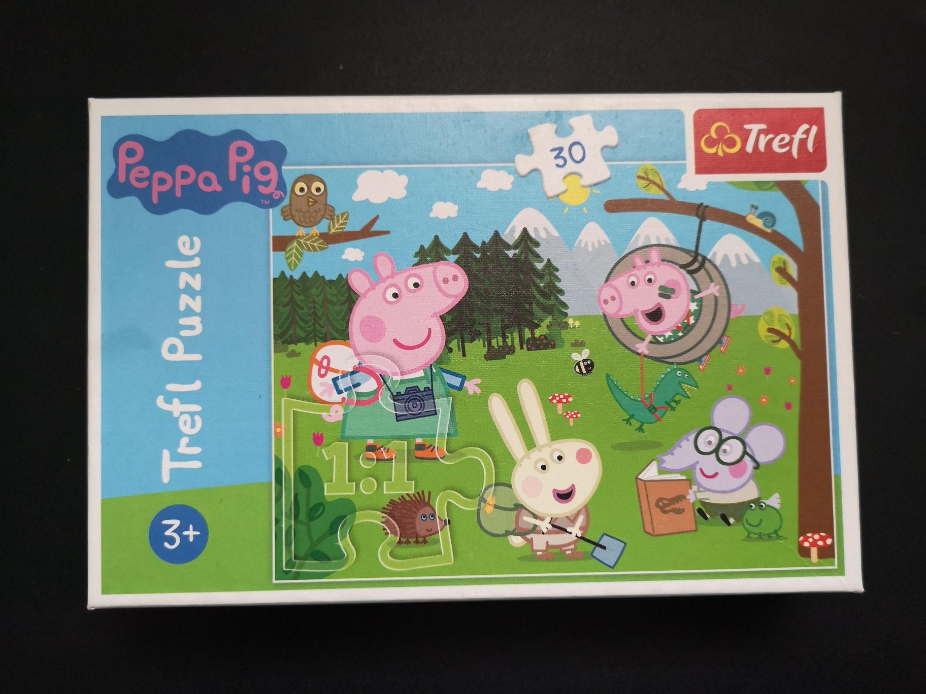 Puzzle Świnka Peppa 30 elementów zestaw 2 szt