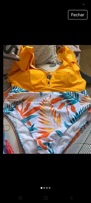 Bikini colorido novo