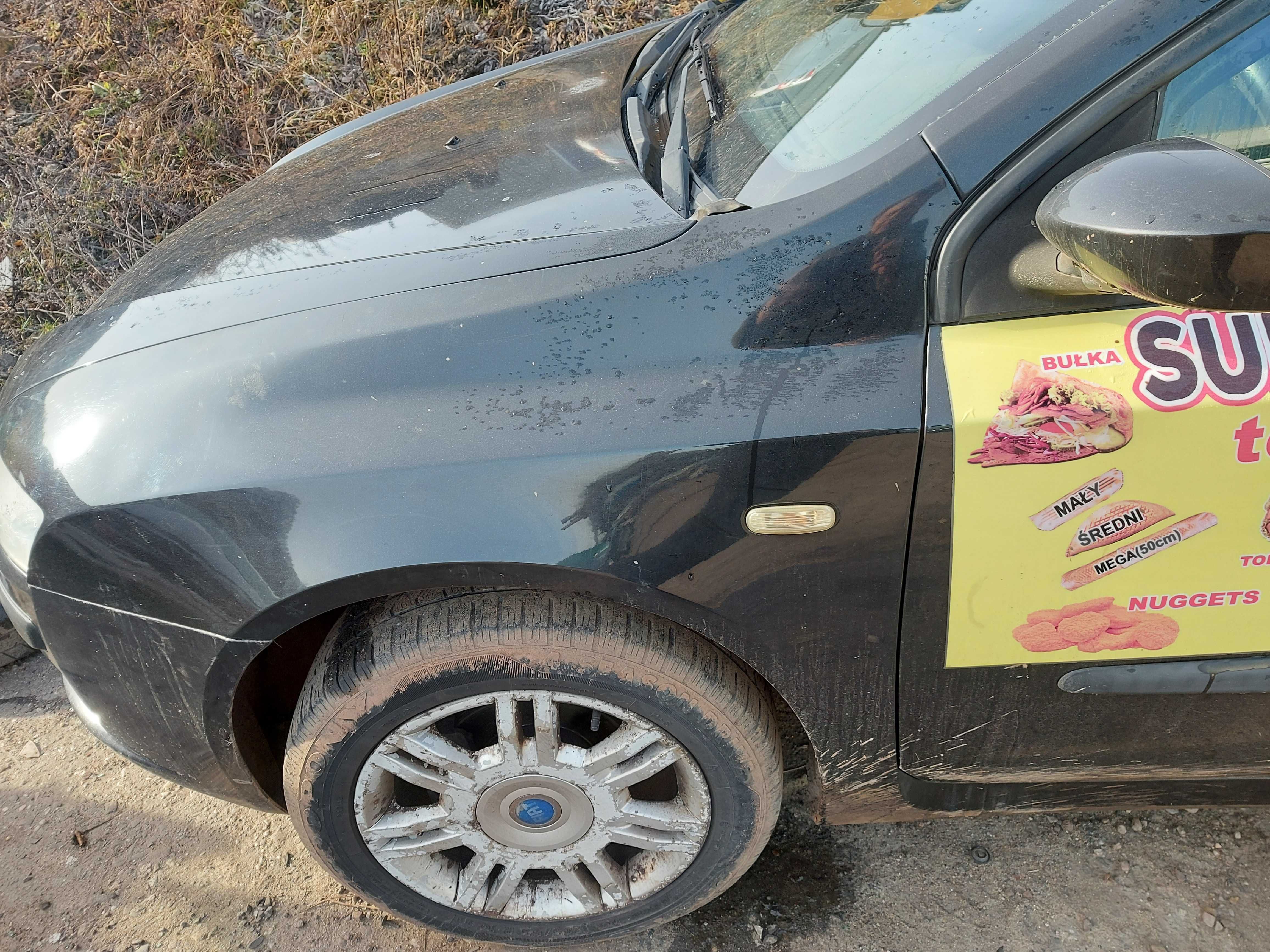 Fiat Stilo 632 BLACK METALLESCENTE wszystkie części FV dostawa