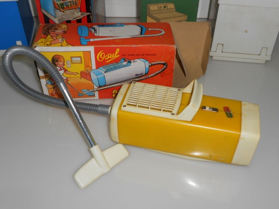brinquedos antigos da osul máquina de lavar - aspirador