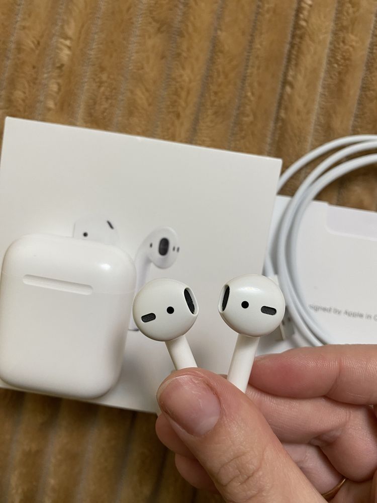 Наушники Apple AirPods 2 аирподс 2 оригинал ,коробка, гарантия