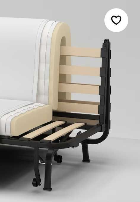Sofa 2-osobowa rozkładana, Ikea Vansbro brąz