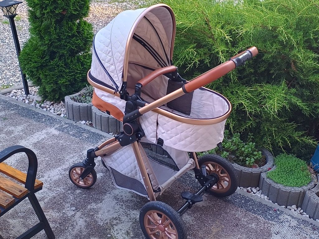 Lekki wózek dziecięcy 3w1 fotelik