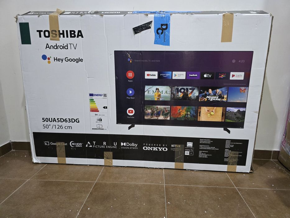 Telewizor marki TOSHIBA 50 cali,Nowy, Google Tv,  Smart TV