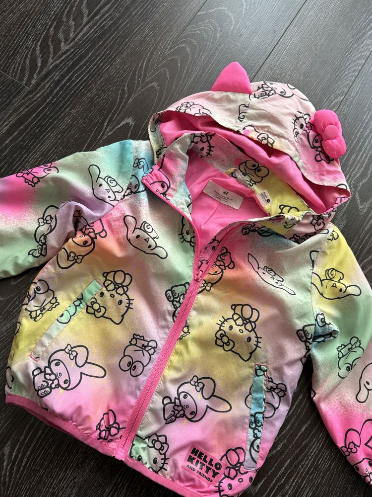 Kurtka wiosenna Hello Kitty H&M jak nowa 98/104