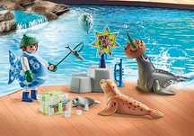 Playmobil Cuidadora de animais marinhos NOVO