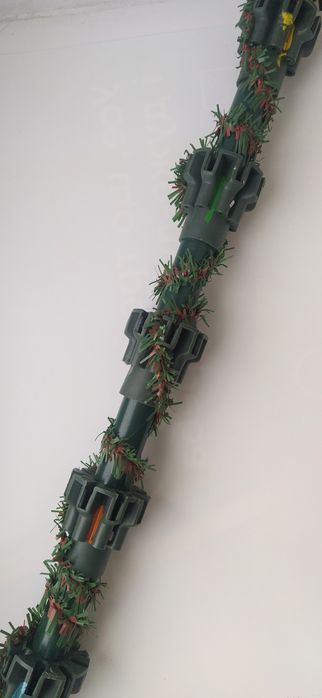 Ялинка 180 см штучна лита з шишками