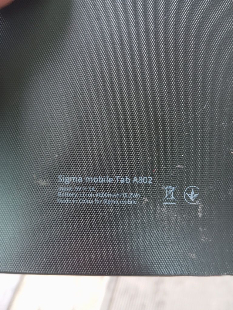 Sigma TAB A802 BLACK
