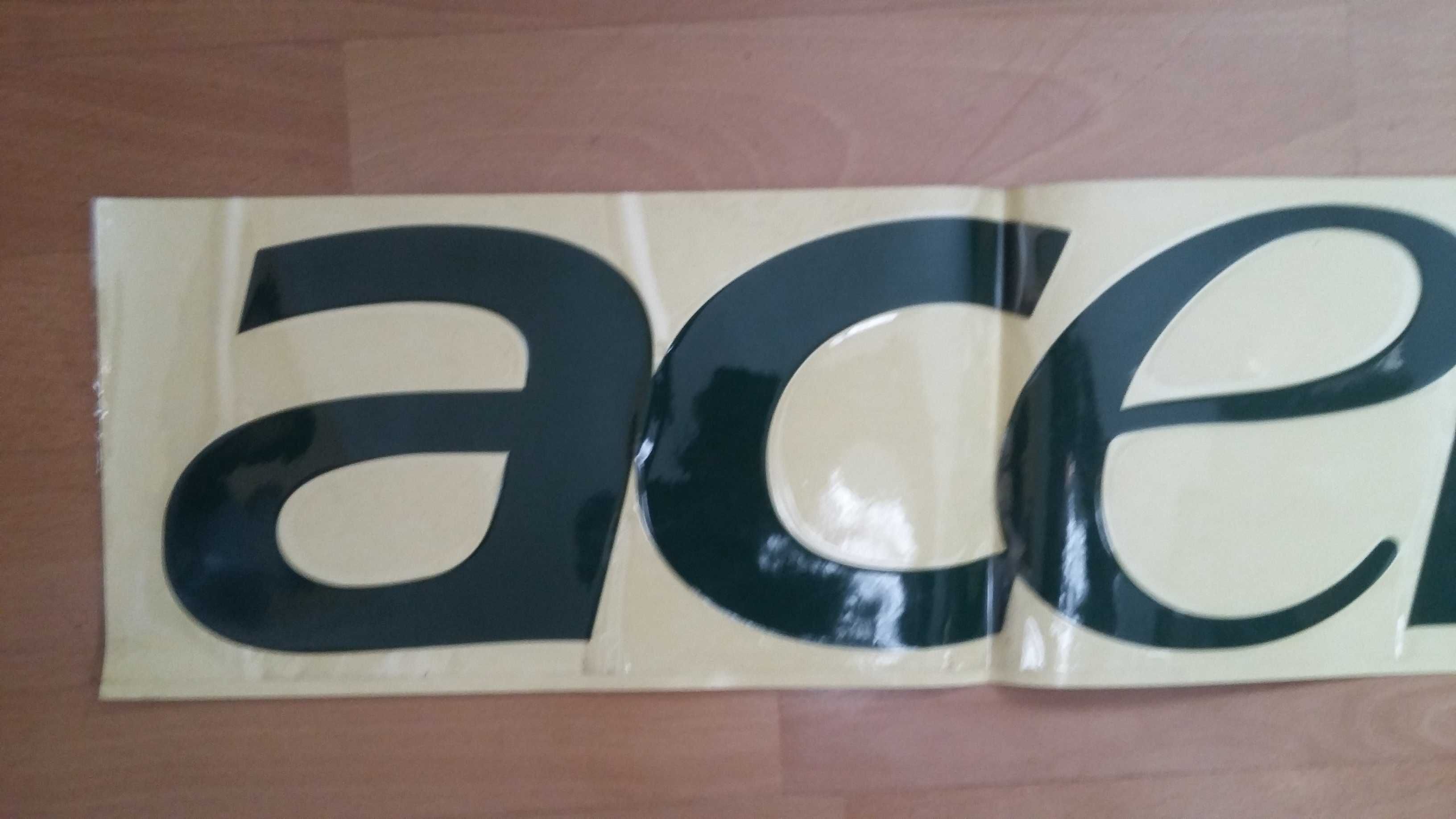 Acer napis na folii samoprzylepnej duży
