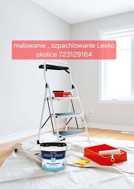 Malowania , szpachlowania ,Czyszczenie rynien  ,ciecie drewna