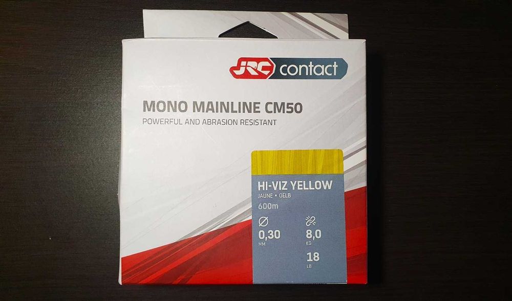 Żyłka karpiowa JRC Contact CM50 Yellow 0.30mm 600m / żółta
