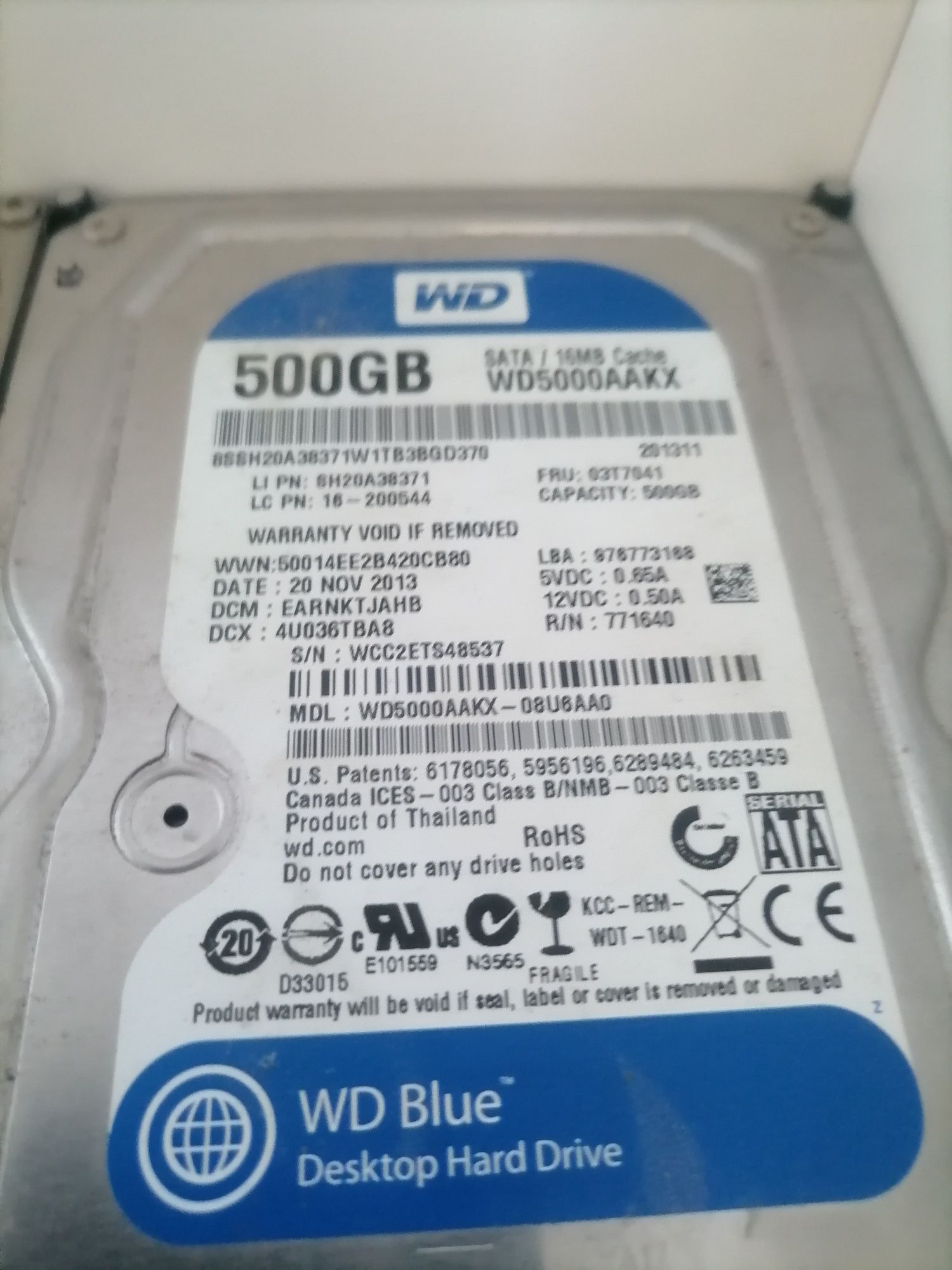 Pakiet dysków HDD