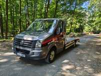 VW Volkswagen Crafter 2,5 TDI autolaweta pomoc drogowa faktura VAT 23%