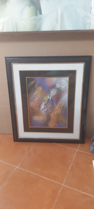 Quadro abstrato como novo