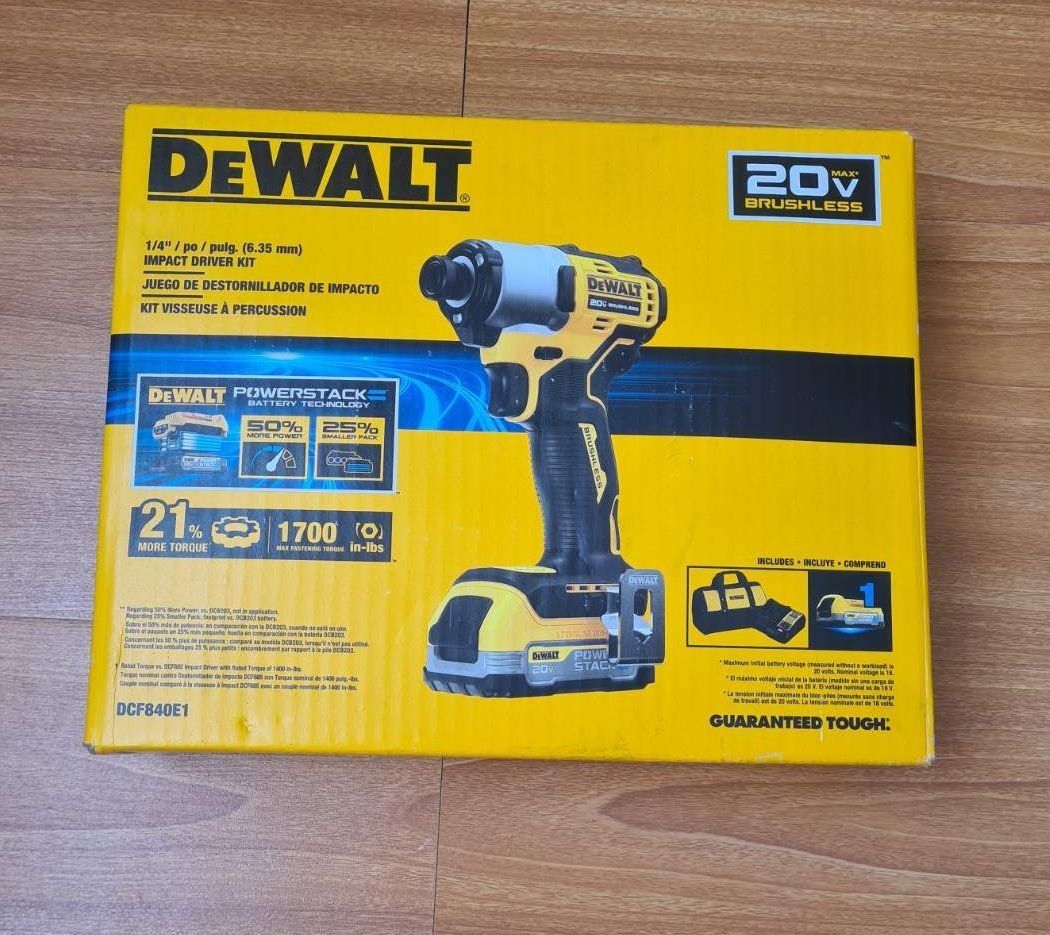 Dewalt імпакт шуруповерт Dcf840E1 з США