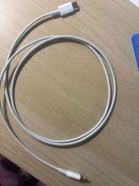 Oryginalny kabel Lightning- USB C do iPhone biały 1m