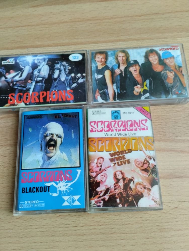 Kaseta Scorpions rock disco pop