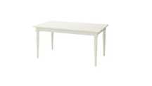 Mesa  extensível INGATORP, branco, 155/215x87 cm